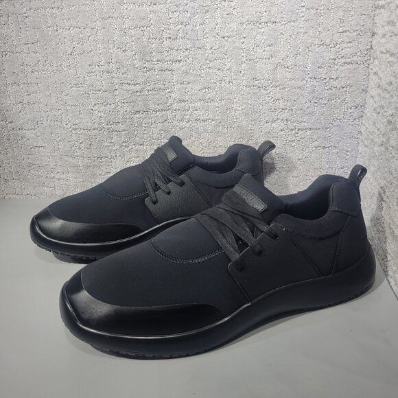 Snibbs Spacecloud 2.0 PF Mens Size 12 Eclipse Black Slip Resistant Sneaker Shoes - Picture 7 of 13